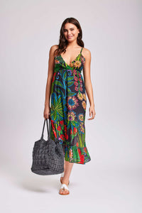 Nathalie strappy maxi dress