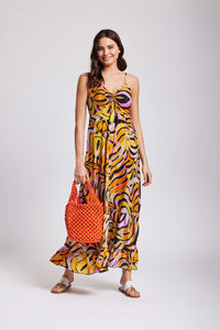 Lidia strappy maxi dress